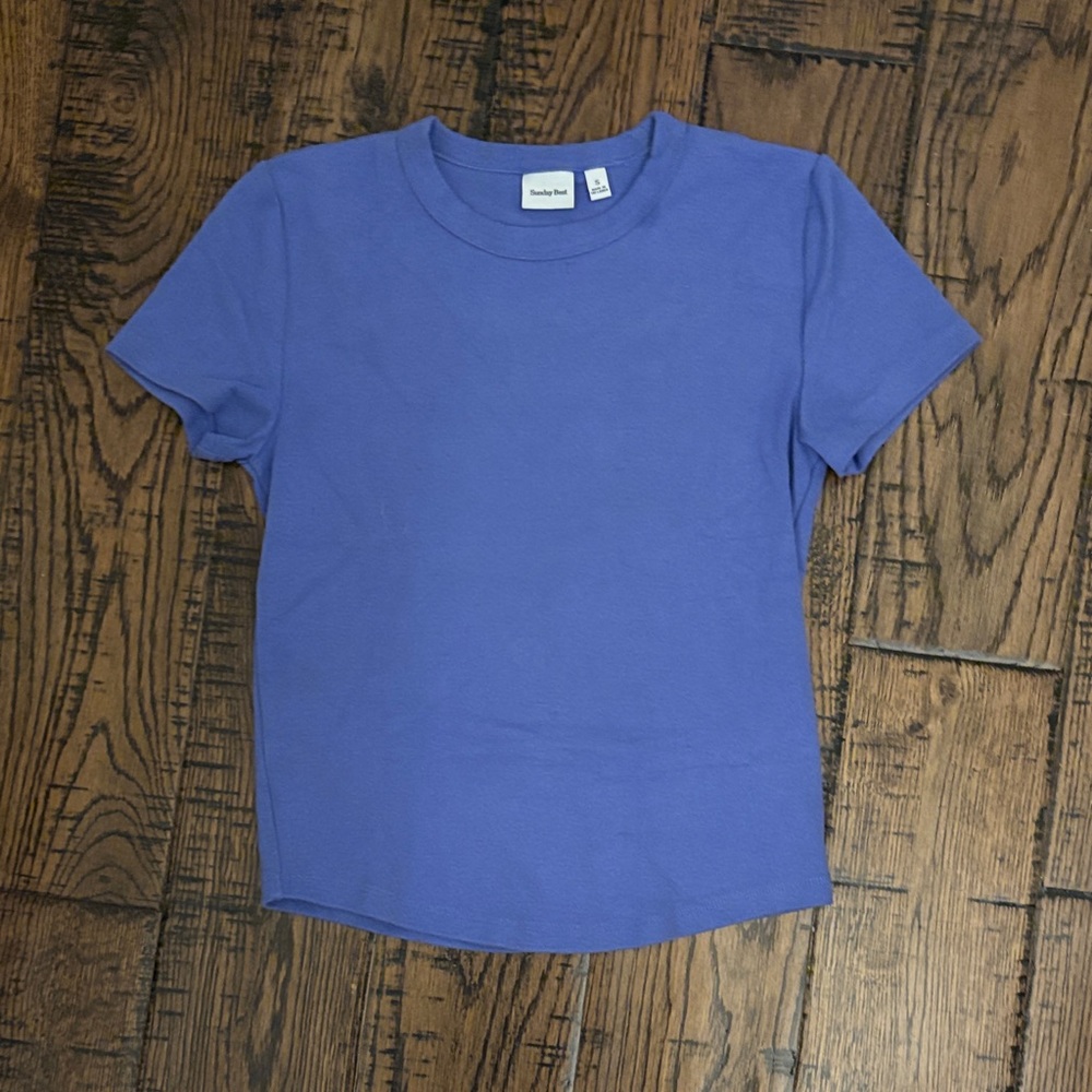 Sunday Best Periwinkle Crewneck Tee